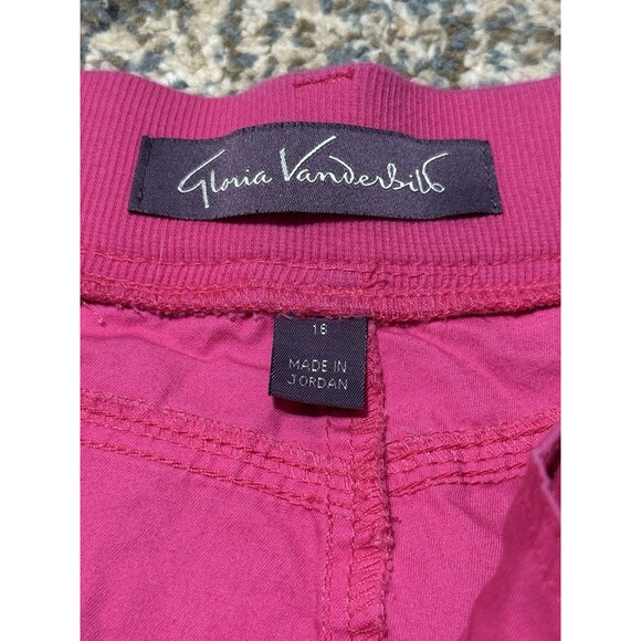 Gloria Vanderbilt Dark Pink Shorts -16 Missy Women - Picture 2 of 6